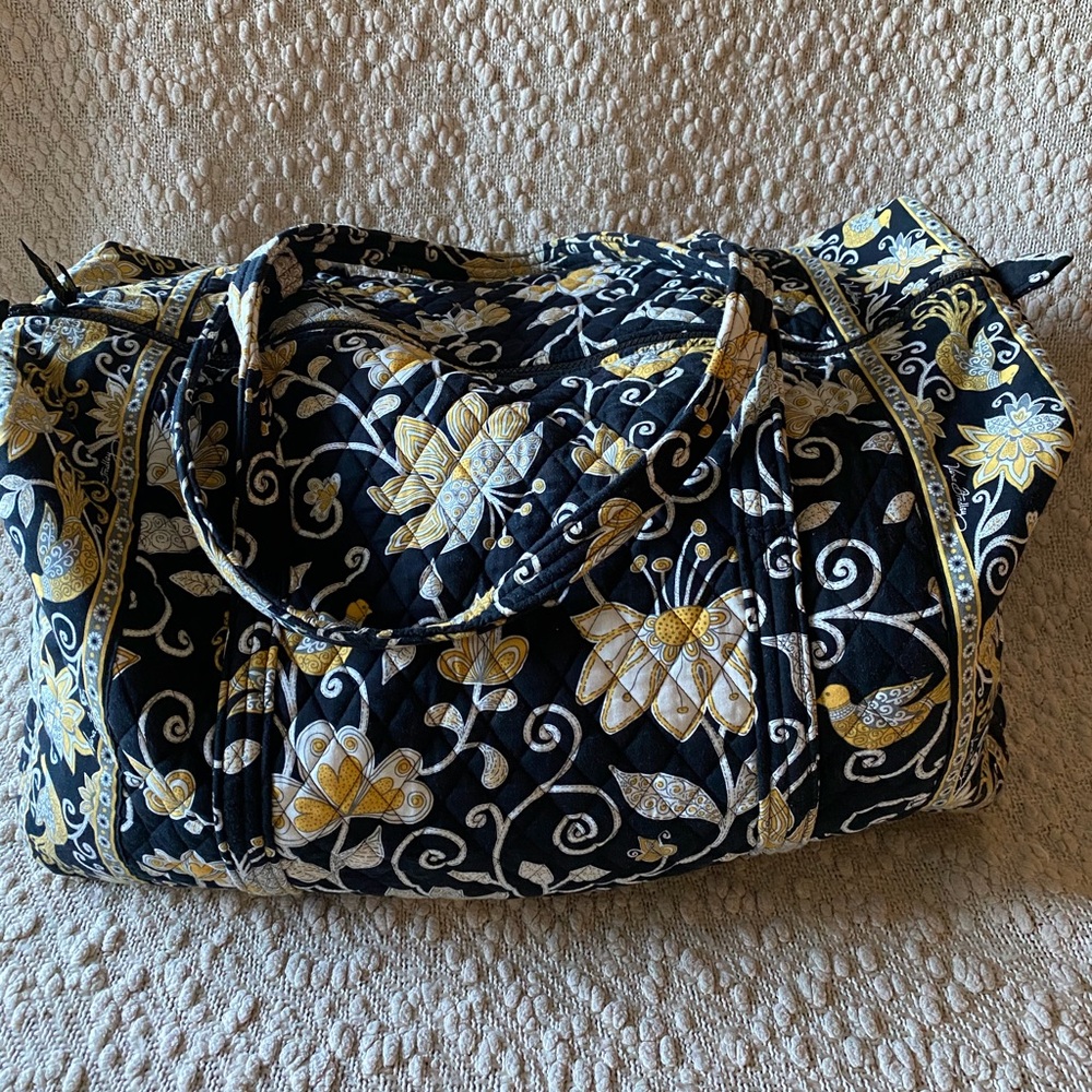 Vera Bradley XL Duffel Bag and Cosmetic Case